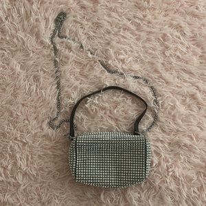 Mini Rhinestone Crossbody Purse